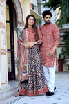 Manah printed cotton lehenga kurta (Combo)