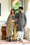 Mahabhadra printed cotton lehenga kurta (Combo)