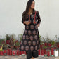 Zoya Patch detail Ajrakh Cotton Kurta
