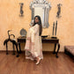 Dhara White Jamdani Paithani Dupatta Suit Set | KanthaIndia