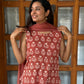 Tapas Hand block Print Kurta Dupatta Set