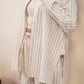 White Stripes Handloom Co-ord Set