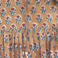 Brick Cotton Hand Block Printed Top -Beige