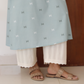 Sky Blue Handloom Cotton Set