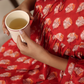 Soft Indian cotton kurti top for women – artisanal handblock design