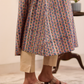 Cotton Hand Block Printed Kurta - Beige