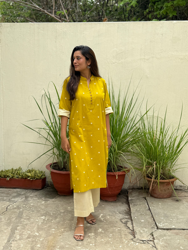 Meher with handwoven butti
