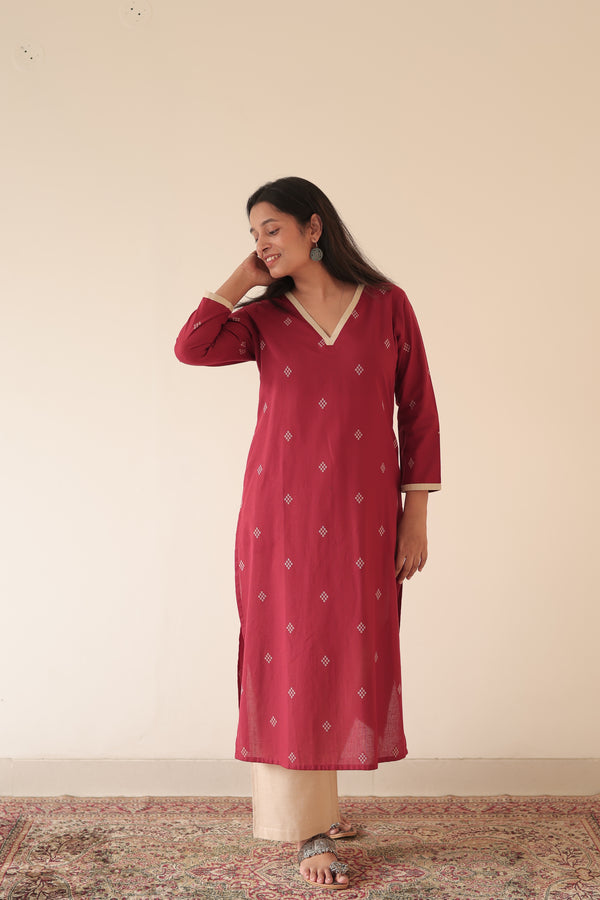 Avantika Handloom Cotton Straight kurta Pant Set
