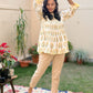 Cotton Handblock Printed Bloom Top