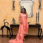 Aarambh Pink Jamdani Linen Silk Dupatta Suit Set | KanthaIndia
