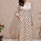 Handblock printed Pink Floral Kurti