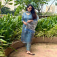 Neelaveni Kota Doria Dupatta Suit Set | KanthaIndia