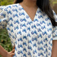 Cotton White hand Printed dresses