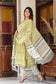 Yellow Anarkali suit with dupatta