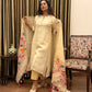 Golden Hour Jamdani Unstitched Fabric Set