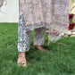 Jhilmil Kota Doria Block Print Kurta Set
