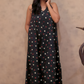 Cotton Hand Block Printed Polka Dot Dress
