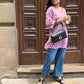Santosha Hand Block Print Cotton Short Top
