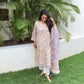 Jhilmil Kota Doria Block Print Kurta Set