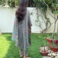 Nahida Kota Doria Block Print Kurta Set