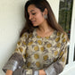 Aswi Cotton Linen Kurta Set