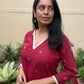 Avantika Handloom Cotton A-line kurta Pant