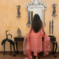 Aarambh Pink Jamdani Linen Silk Dupatta Suit Set | KanthaIndia