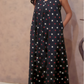 Cotton Hand Block Printed Polka Dot Dress