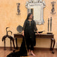 Prakriti Black Jamdani Linen Dupatta Suit Set | KanthaIndia