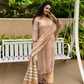 Vasudha Kota Doria Dupatta Suit Set | KanthaIndia