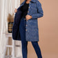 Blue Hand Block Printed Cotton Jacket