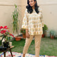 Cotton Handblock Printed Bloom Top