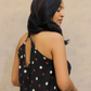Cotton Hand Block Printed Polka Dot Dress