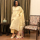 Golden Hour Jamdani Linen Suit Set