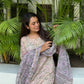 Jhilmil Kota Doria Block Print Kurta Set