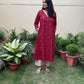 Avantika Handloom Cotton A-line kurta Pant