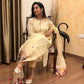Golden Hour Jamdani Linen Suit Set