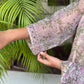 Jhilmil Kota Doria Block Print Kurta Set