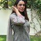 Nahida Kota Doria Block Print Kurta Set