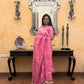 Rose Jamdani Linen Suit Set