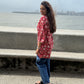 Saanjh Hand Block Print Cotton Short Kurta