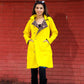 Navya Cotton Quilted Reversable Long Jacket.