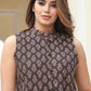 Asma Quilted Half Jacket.