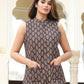 Asma Quilted Half Jacket.