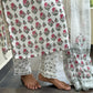 Indira Gulbahaar Cotton Linen Kurta Set
