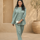 Amor Cotton Pleated Coord Set