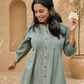 Amor Cotton Pleated Coord Set