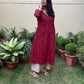 Avantika Handloom Cotton A-line kurta Pant