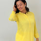 Neon lime crepe set yellow