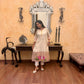 Dhara White Jamdani Paithani Dupatta Suit Set | KanthaIndia